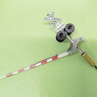 2 X Ho Scale Railroad Grade Crossing Signal Gate With Light On Barrier Arm  s42g