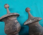 Pair Of Antique Wooden Finials 