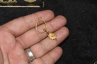 Genuine Ancient Roman 22k Gold Earring Circa 1st - 3rd Century Ad