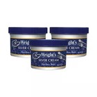 Wright   s Silver Cream Cleaner Polish 8 Oz 3 Pack Jewelry Metal Shine Restore