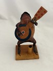 Vintage Taxidermy Stuffed Frog Playing Guitar Mexico Folk Art Pen Holder