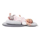 Babymoov Socosy Premium Baby Lounger Pad Pod White Gray Cotton - Adjustable