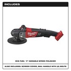 Milwaukee M18 Fuel Cordless Variable Speed Polisher  Tool Only  7in  Pad 