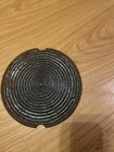 Antique Vtg Cast Iron Wood Stove Eye Burner Cover Lid Trivet 6 1 2   