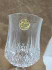 Vintage Cristal D arques Longchamp Lead Crystal Wine Glass 8  Lot Of 2 France 