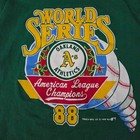 Vintage 1988 Oakland Athletics World Series American League Champions T-shirt