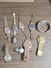 Vintage   Modern Watch Lot Of 9 Mixed Women s Watches Untested Timex Anne Klein