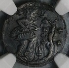 1828 Ngc Xf Durango Mexico 1 8 Real Octavo Child Bow Arrow Tree Coin  22041801c 