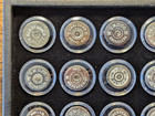Dug Relics Old West Post Indian Wars Lot 50 Brass Stamps Wall Art Display