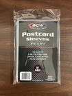 100 Bcw Archival Postcard Sleeves     Standard Size  2 Mil Thick  Acid-free  No Pv