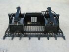 80  Severe Duty Rock Grapple Bucket With Teeth Skid Steer Loader Attachment 