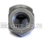 M8-1 25   8mm - Qty 10 - Metric Hex Nuts Din 934 - Class 10 - Plain Black Steel