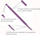 That Purple Thang Sewing Tools 5pcs For Sewing Craft Projects Use Thread Rubber