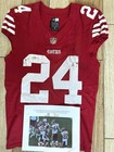 Jordan Mason Game Worn 10 20 24 Photo Matched      Sf 49ers Nfl Jersey     vs Chiefs