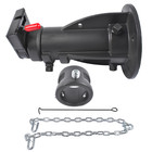 New-12 To 16 Adjustable Cushioned 5th-wheel-to-gooseneck Adapter 20 000 Lb