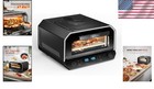 Precision Cooking Pizza Oven  850  f High Heat With Viewing Window   Led Control