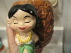 Vintage Ceramic Hula Girl Pineapple Hawaii Aloha Tiki Kitschy Mug Cup Barware