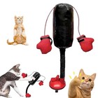 Cat Punching Bag Toy interactive Bat A Bout Catnip Cat Toy Mini Boxing Punch Qt