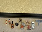 Lot Of 11 Mixed Liquor Brand Enamel Pins  Whiskey  Tequila  Etc