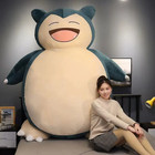 130cm Giant Pokemon Snorlax Anime Plush Toys Big Pok  mon Plushie Pillow Gift