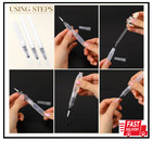 Refillable Cuticle Oil Pen 3pcs Empty Nail Oil Pen With Brush reusable Pinch Pre