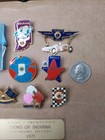 1970s Lions Club Indiana Pins Lot Of 21 Vintage Collection Indycar 