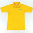 Vtg Sesame Place Yellow Polo Shirt Big Bird   Sesame Street Uniform     Size Xs