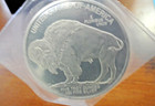 2015 Buffalo Indian Head Liberty 5 Troy Ounces  999 Silver Bullion Round