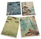 29 Pc Fishing Dad Supplies Kit For Scrapbook Junk Journal Card Making Toppers