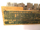 Antique Stanley Universal Wood Plane No  55 Set No  2 Cutters Cabinetmaker Tool