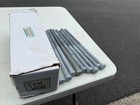 Lot Of 9 Powers Fasteners 5 8 -11 X 11  Galvanized Hex Cap Screws With Nuts   heav