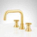 New Brushed Gold Hendrix Widespread Bathroom Faucet