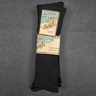 1920s Nos Rockland Kiddies Children s Stockings  Black  3 Pairs In Original Box