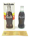 Vtg Coca Cola Bottle Am Radio Open Box Tested Works Coke Collectible Soda