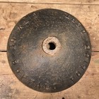 Antique Vtg City Of Buffalo Police Department Traffic Sign Base Cast Iron