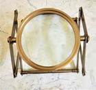 Vintage Style Antique Brass Adjustable Magnifying Glass Nautical Table Decor
