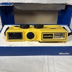 Vintage Minolta Weathermatic-a 35mm Waterproof Camera Yellow Japan Boxed Manual