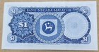 Malaysia          One  1  Ringgit Banknote  circa 1967-1972   P 1 