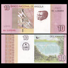 Bundle Lot 100 Pcs  Angola 10 Kwanzas  2012 2017   P-151b  New Design  Unc
