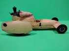 Yellow Cox Shrike Prop Rod Car