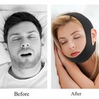 Snore Stop Anti Snoring Chin Strap Sleep Apnea Belt Snoreless Sleep Jaw Solution