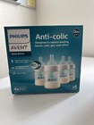 Philips Avent Anti-colic  4 Oz  Baby Bottles 4 Pack Bpa Free Clear 0mo 