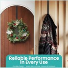 2-pack 15  Metal Christmas Wreath Hooks Hanger For Front Door Christmas Ornament