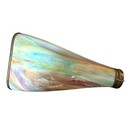 Charles Karadimos Signed Lime Sherbet Slumped Glass Binocular Multi Mirror Scope