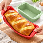 2 Pack Silicone Loaf Pans With Handles For Bread Cake Meatloaf Baking Ovens