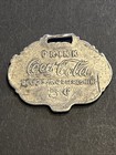 Antique Coca-cola Advertising Silver Tone Watch 2 Bulldogs