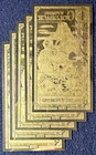 Lot Of Five  5  Wyoming Goldback Foil Notes With 1 1000 Oz Of  999 Gold Per Note