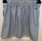 Vineyard Vines Youth Girls Blue   White Striped Skort Medium 10-12