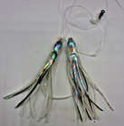 Fluke Rig  5 Pack  High low Rig  Hi lo Rig  Flounder  Sea Bass  Hoochie Skirts