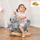 Qaba Kids Ride-on Rocking Horse  Koala-shaped Rocker With Large  Gray